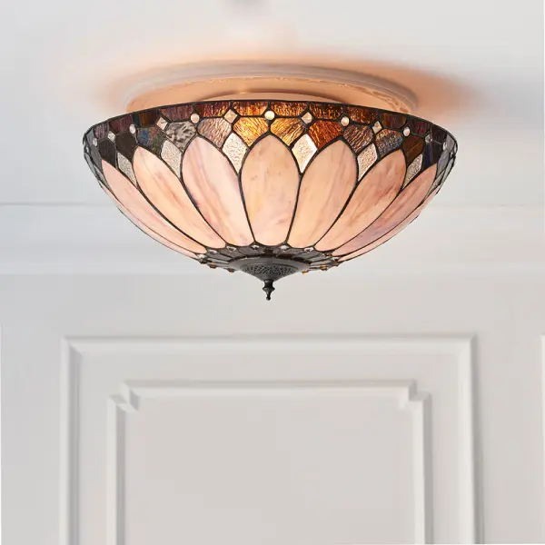 Brooklyn Large 2 Light Flush