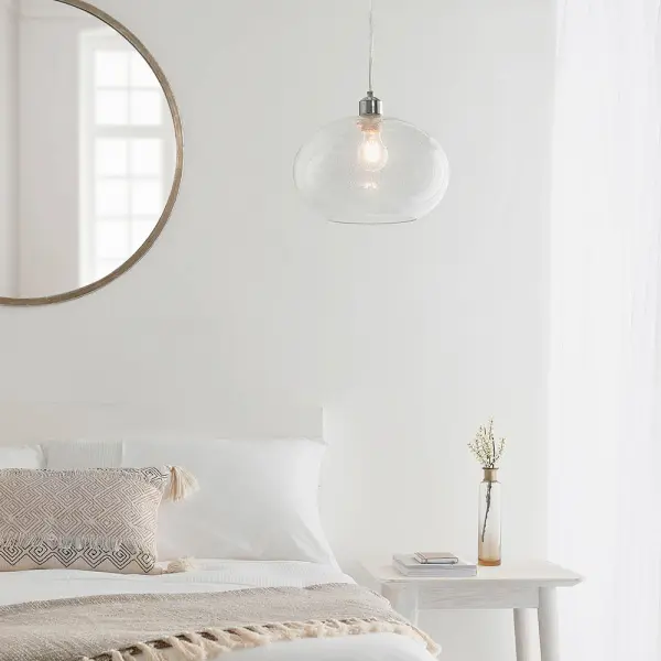 Dimitri Clear Glass Shade Non Electric