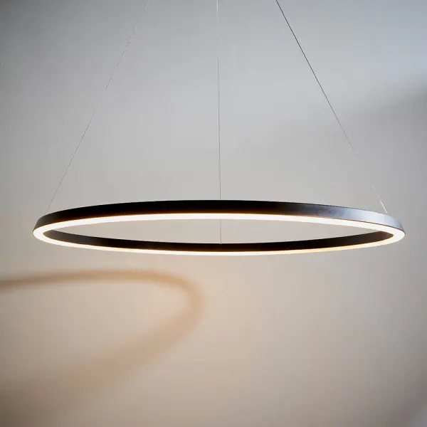 Staten LED Pendant in Matt Black Finish
