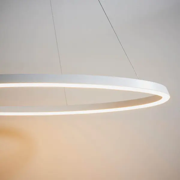 Staten LED Pendant in Matt White Finish