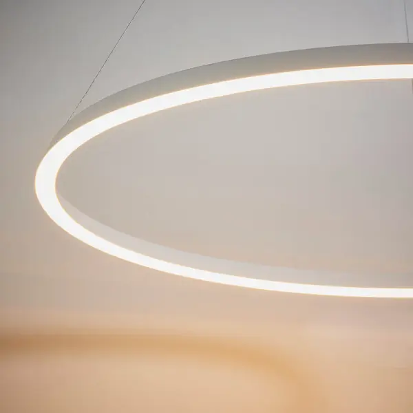 Staten LED Pendant in Matt White Finish