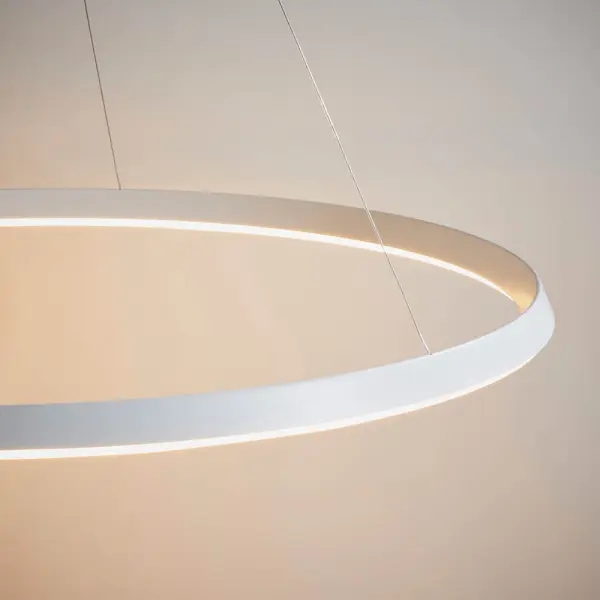 Staten LED Pendant in Matt White Finish