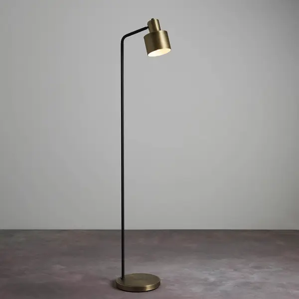 Mayfield Matt Antique Brass Floor Lamp