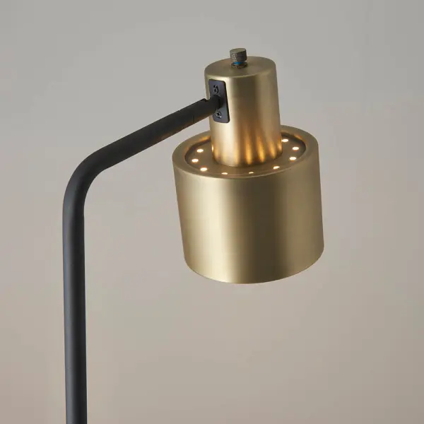 Mayfield Matt Antique Brass Floor Lamp