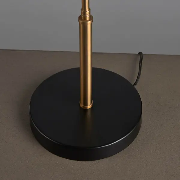 Largo Table Lamp in Satin Black & Aged Brass Finish