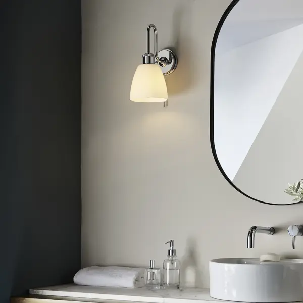 Piper Chrome Arch Wall Light
