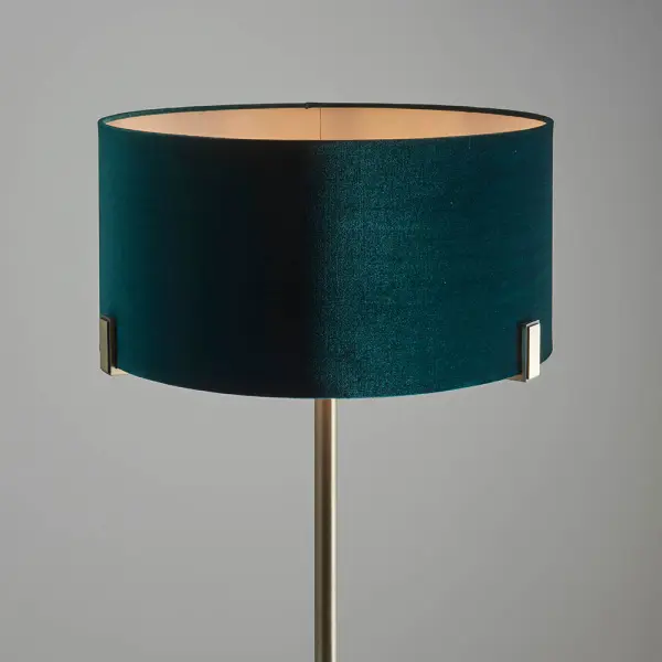 Hayfield Floor Light in Matt Antique Brass