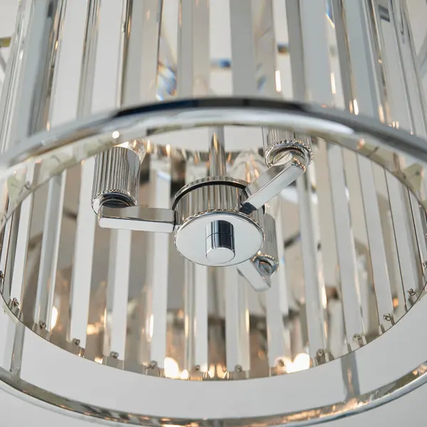 Hamilton 3 Light Semi Flush in Chrome IP44