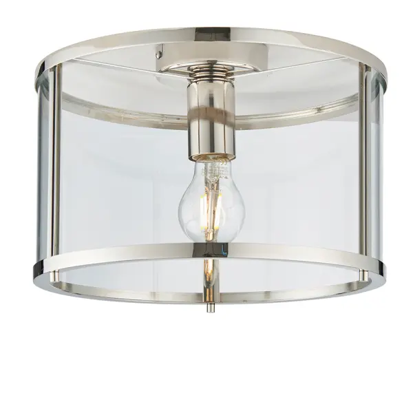 Hopton Nickel Flush Light