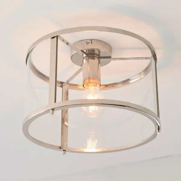 Hopton Nickel Flush Light