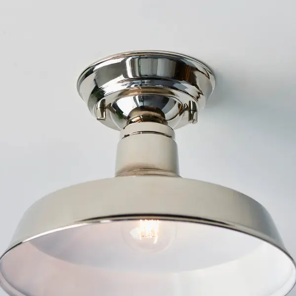 Darton Polished Nickel Semi Flush Fitting