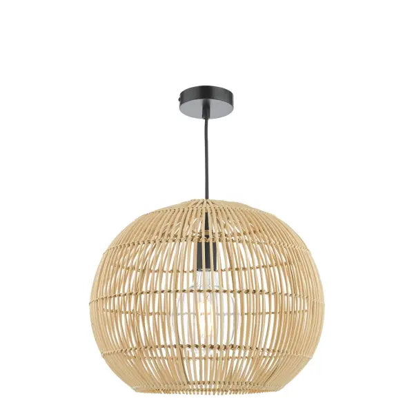Kesler Natural Rattan Pendant
