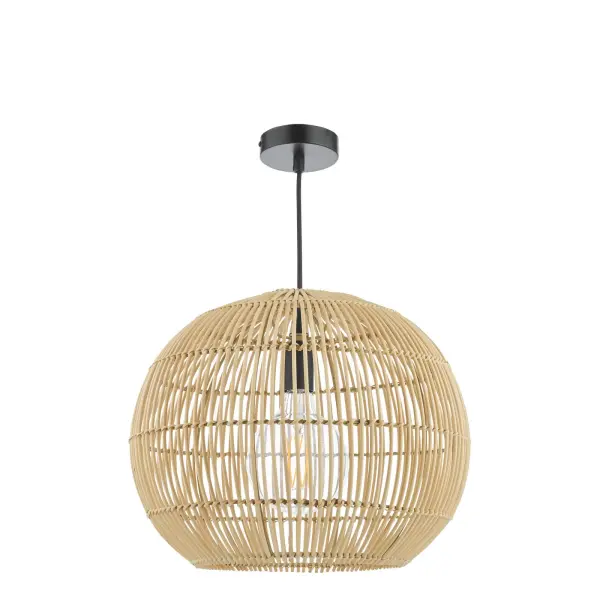 Kesler Natural Rattan Pendant