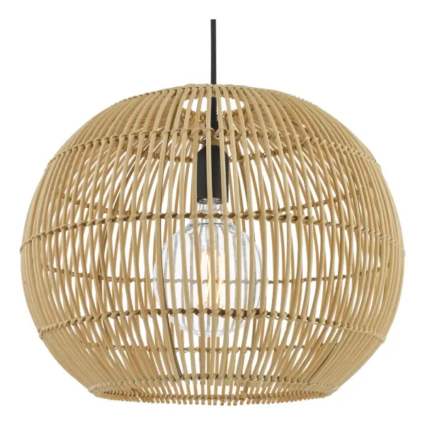 Kesler Natural Rattan Pendant