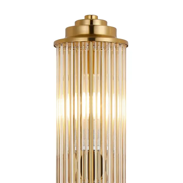Appeal Small Flush Wall Light in Gold IP44