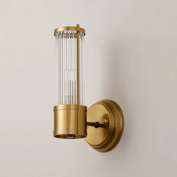 Appeal Single Wall Light in Gold IP44