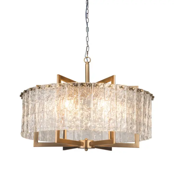 Ariana 6 Light Ceiling Pendant in Brushed Bronze Finish