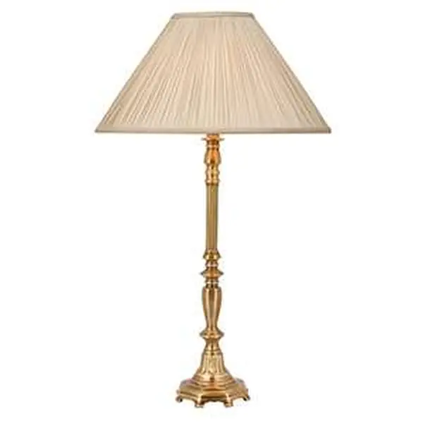 Asquith table & beige shade 60W SW