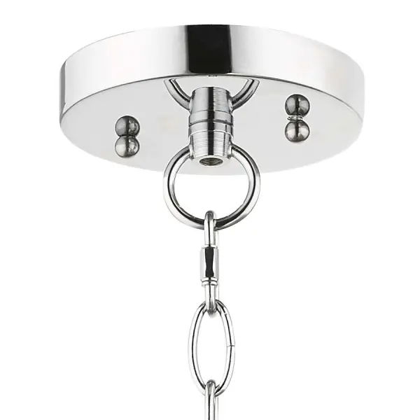 Aurora 3 Light Crystal Pendant Polished Chrome