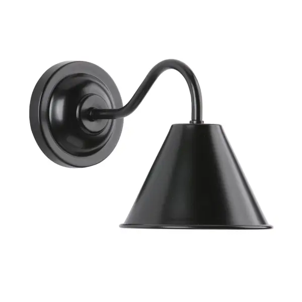 Avon IP44 Black Single Wall Light
