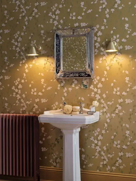Avon IP44 Butter Brass Single Wall Light