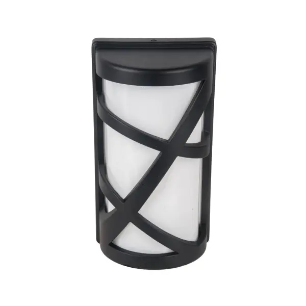 Becklett Flush Wall Light in Black Finish IP44