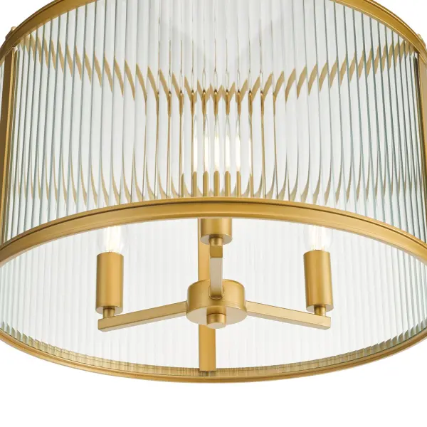 Bianka 3 Light Pendant in Bronze Finish