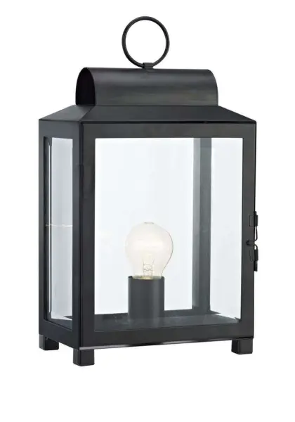 Box 1-Light Black Table Lamp