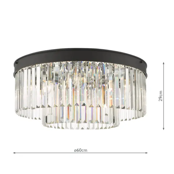 Celeus 6 Light Flush Fitting