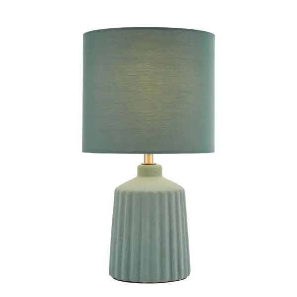 Chloris Small Green Table Lamp C/W Shade