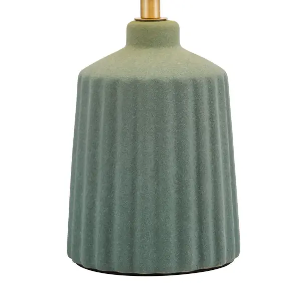 Chloris Small Green Table Lamp C/W Shade