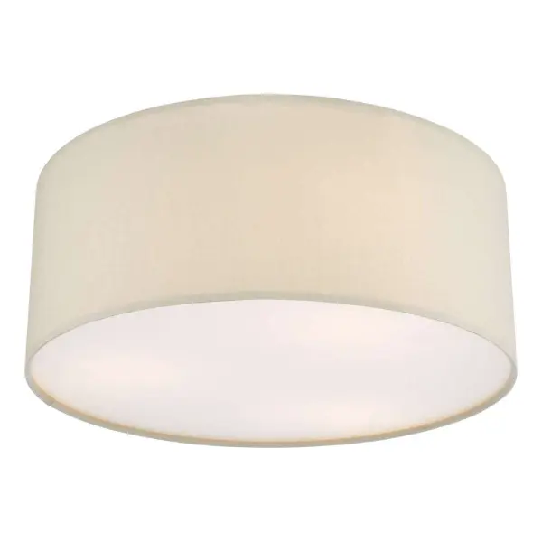 Cierro 3 Light Flush Fitting in Taupe