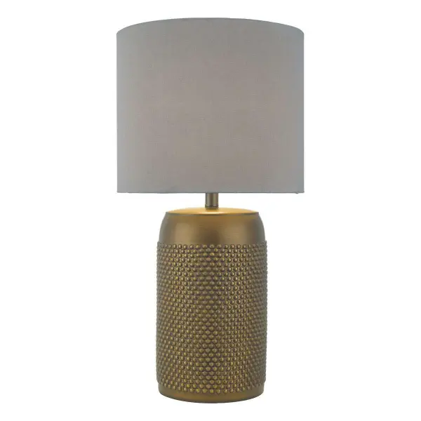 Coimbra Table Lamp Bronze Complete with Shade