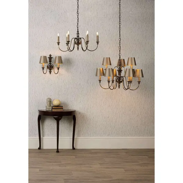 Dickens 9 Light Pendant Bronze