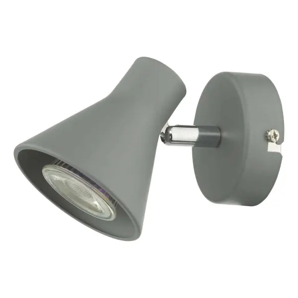Diza Single Spotlight in Matt Grey