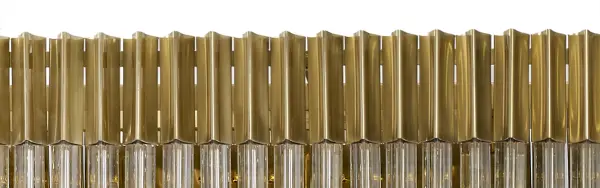 Donard Brass 5 Light Bar Pendant with Clear Glass