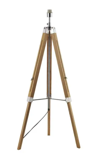 Easel Wooden Floor Lamp Only