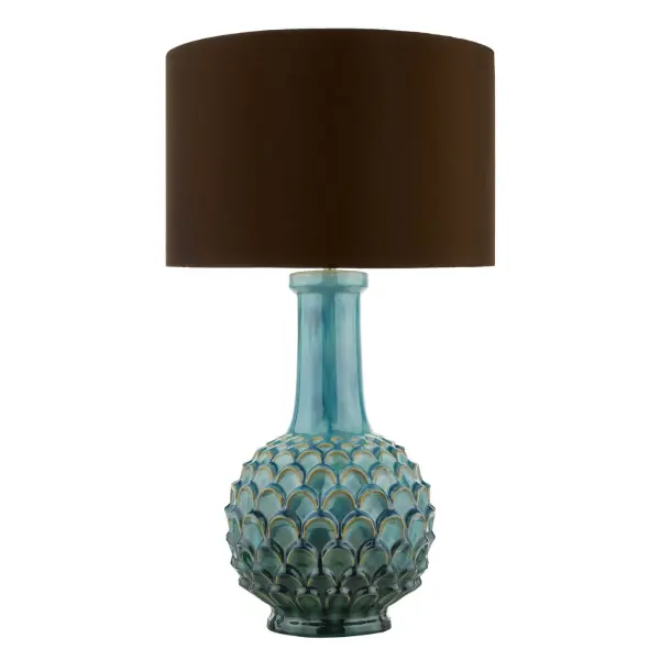 Edlyn Blue Reactive Glaze Table Lamp Base Only