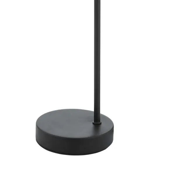 Eisaa Tocuh Table Lamp in Black C/W Smoked Shade