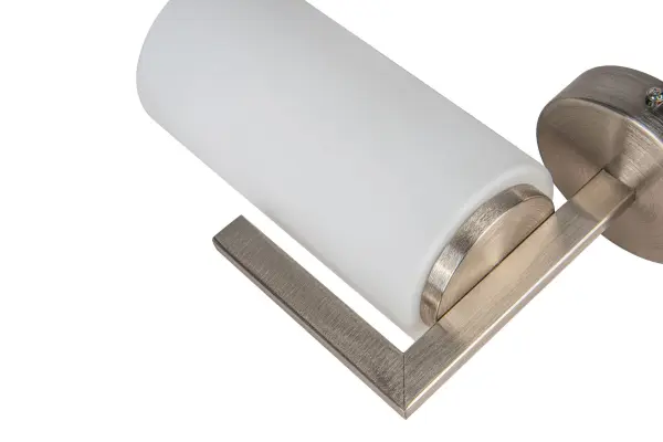 Empire Wall Light in Satin Chrome