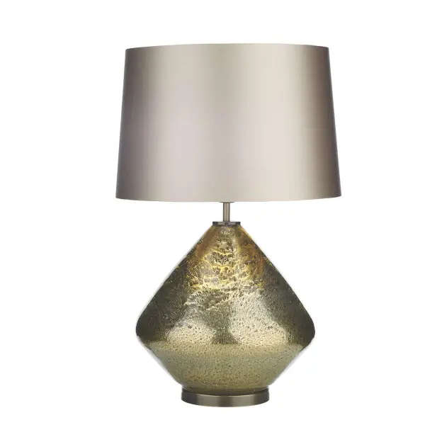 Evora Volanic Effect Gold Table Lamp
