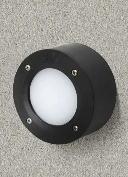 Extra Leti 100 Round 3W Black Surface Mounted