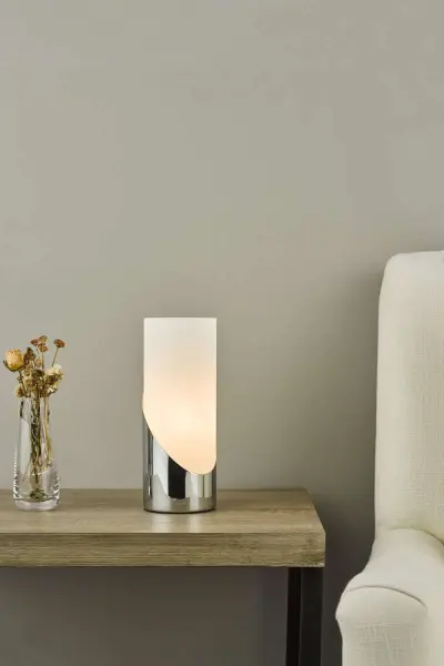 Faris Table Lamp Touch in Polished Chrome