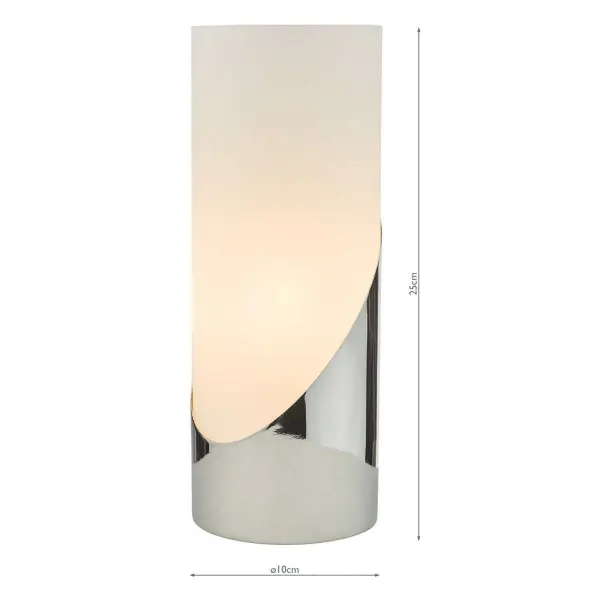 Faris Table Lamp Touch in Polished Chrome