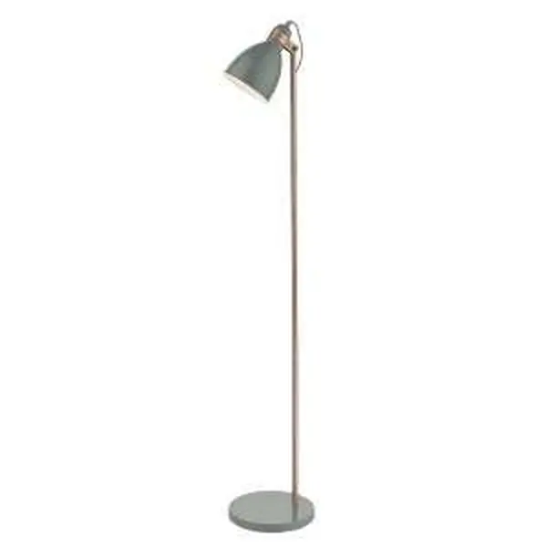 Frederick Floor Lamp Gloss Grey/Copper