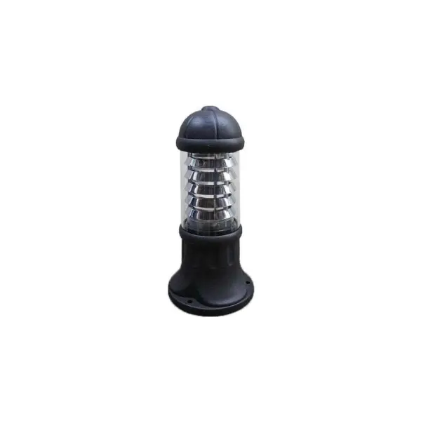 SAURO 500mm Bollard Light Chrome Louver