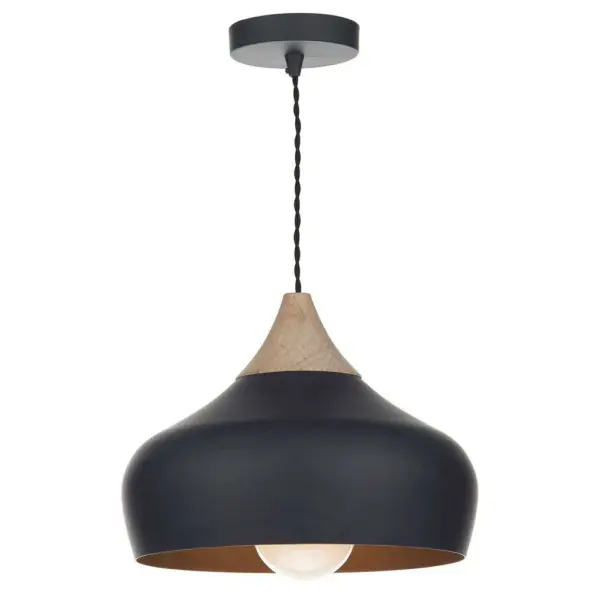 Gaucho Small Pendant in Black