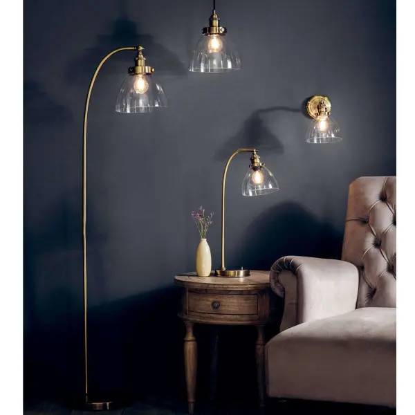 Hansen Floor in Antique Brass
