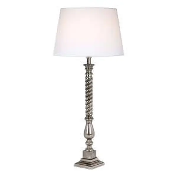 Hoyle Table Lamp Antique Silver Base Only