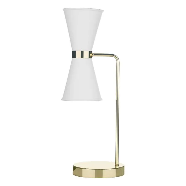 Hyde Double Table Lamp Butter Brass (Other Colours Available)